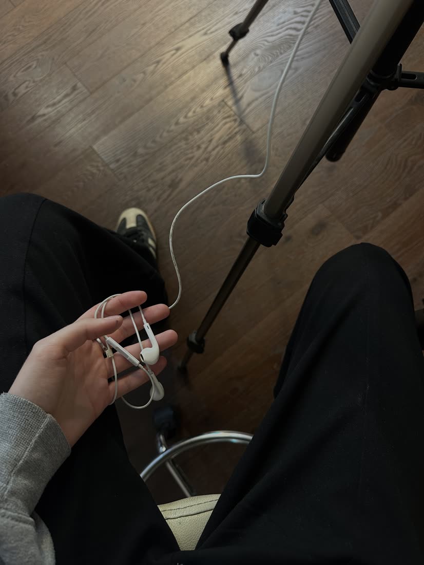 Detail mezi záběry při natáčení UGC obsahu